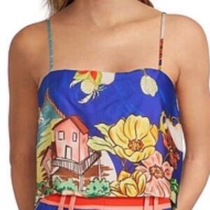 New Antonio Melani Callista Ocean Sea La Vie Coordinating Blouse Size 14 NWT